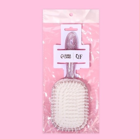 The comb is massage, wide, 8 × 22 cm, color mix-4