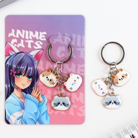Key keychain "Anime", 2.5 x 9 cm