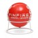 Fire extinguisher self -scientist AUPP Sphere Finfire