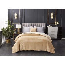 Antoine bedspread, size 160x220 cm, beige color