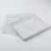 Box with a transparent lid white, 26 x 21x 4 cm
