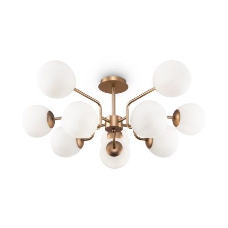 Suspended lamp Maytoni Mod221PL-10G, 10HE14, 40W, 90.7x90.7 cm, brass color-2