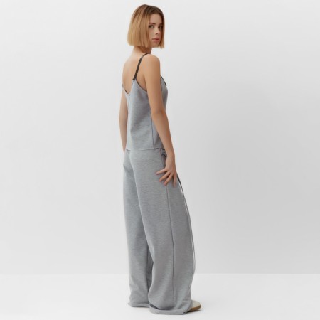 Top female on the straps Minaku: Casual Collection Color Gray, Rr. 42-2