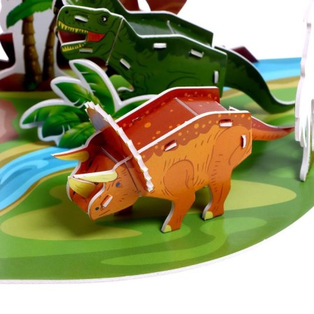 3D designer "World of dinosaurs", 25 details-3