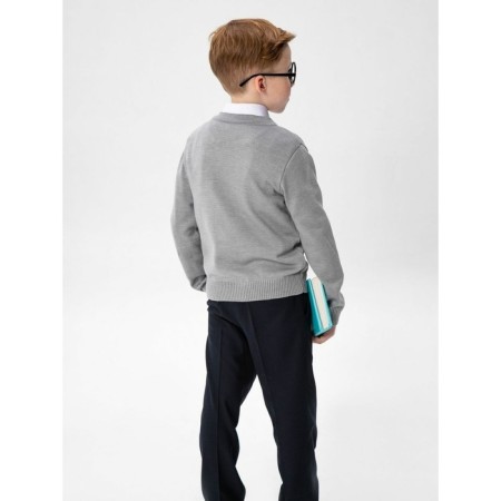 Cardigan for the boy Pure Love, height 122 cm, color gray-5