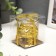 Glass "Fantasy" 6*6.3*6.3 cm, gold