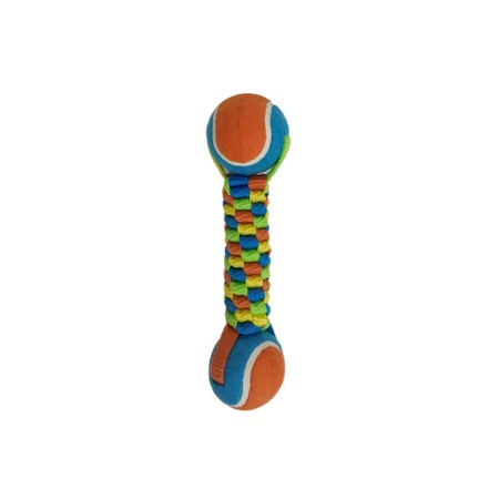 Petpark toy "braid" for dogs, with two tennis balls, 6 cm