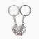 Key keychain, non -memorials “I love you” 9 x 13 cm