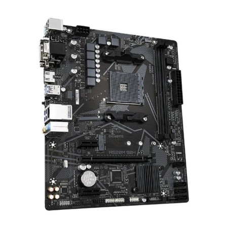 Gigabyte A520M S2H, AM4, A520, 2XDDR4, VGA, DVI, HDMI, MATX-1