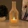 Nightlight "lantern with a candle" LED from batteries 2haa white 9.5x9.5x25.5 cm Risalux