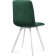Stool on a metal frame chilli metal/velor, white/green 43.5x50x87.5 cm
