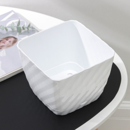 Pot with the pallet "Classic", 2 l, white color-2