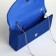 Female bag on a magnet, blue color