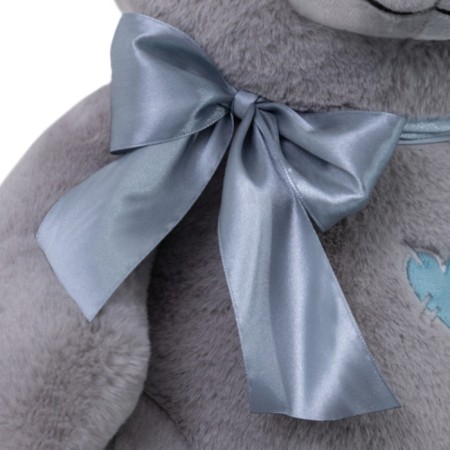 Soft toy "Bear Phil", 65 cm, color gray color-3
