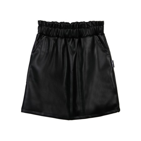 Eco -leather skirt for girls, height 140 cm-4
