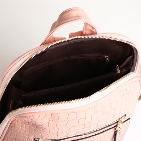 City backpack on lightning, pink color-3