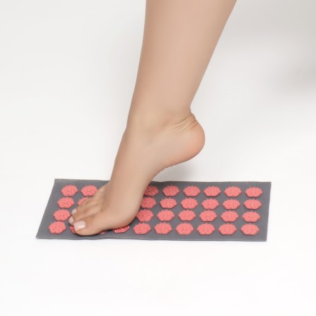 Iplikator-river, the basis of Spanbond, 40 modules, 14 × 32 cm, dark gray/red color-4