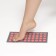Iplikator-river, the basis of Spanbond, 40 modules, 14 × 32 cm, dark gray/red color