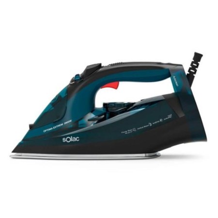 SOLAC Optima Extrem iron, ceramic sole, 2800 watts, 40 g/min, 300 ml, dark green