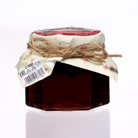 New Year. Pine cone jam "Happy New Year!", 100 ml-1