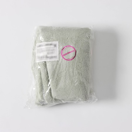 Cup for drying the hair of the Dolyan "Ears", microfiber, with a button, pink color-8