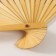 Fan bamboo, textiles h = 50 cm "Sakura branch" beige