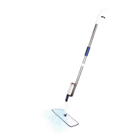 Pioneer MS011 mop for washing the floor, with a spray, 300 ml, 120 cm, white-blue color