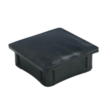 Internal plug 80x80 mm, universal, black