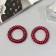 Hair gum "Spring" (set 2 pcs) matte, mix