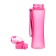Water bottle, with a drinker, 600 ml, pink