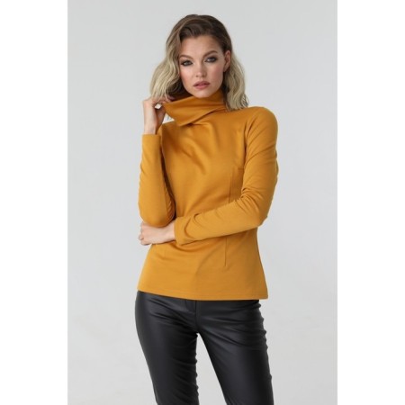 Basic turtleneck from dense knitwear, size 42