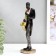 Polystone souvenir "Jazz musician" MIX 21x6.5x6.5 cm