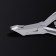 Manicure nippers for the cutter "Premium", double spring, 11.5 cm, blade length - 8 mm, silver color