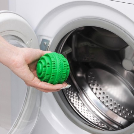 Tourmaline ball for washing linen, 7.5 × 7.5 cm, green color-1