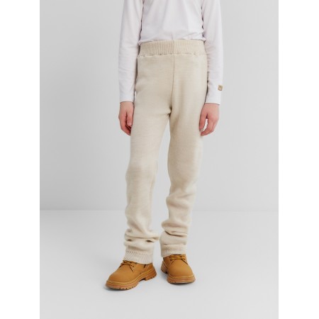 Children's pants minku, beige color, height 122 cm