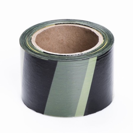 Fencing tape 100 m, black and yellow, width 7.5 cm, thickness 50 μm-2