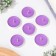 Set of candles of tea aromatic, 6 pcs, lavender