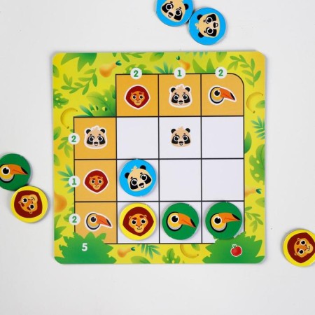 Board play-heading "Beast in the zoo"-3