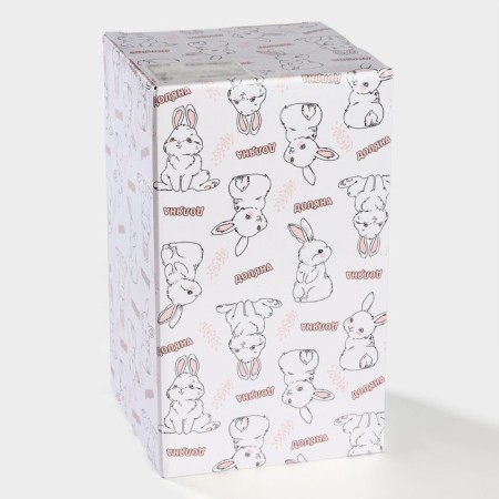 The candy of the shade "Bunny", 13.3 × 21.5 cm, white color-8