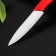 Knife ceramic shade "Simple", blade 10.5 cm, handle Soft Touch, red color red