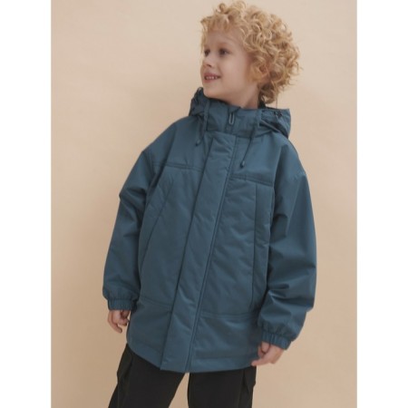 Vetrovka for boys, height 140 cm, sea wave color-3