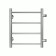 Terminus heated towel rail "Aurora" P4, 400x500 mm, side connection, chrome