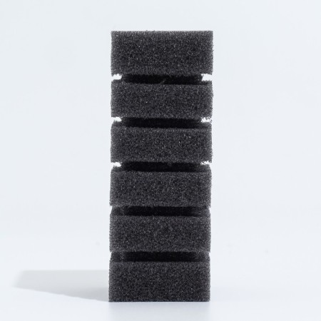 Rectangular sponge for the turbo filter No. 2, 6 x 4 x 11 cm, gray-2