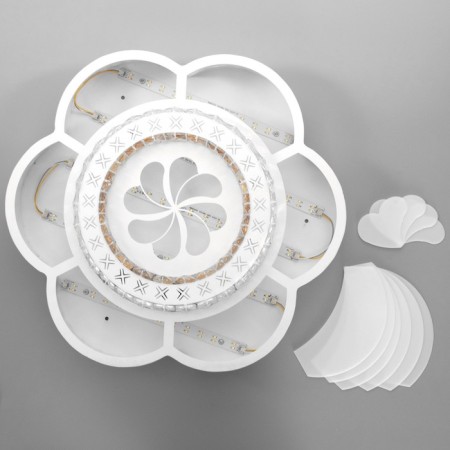 Causteen with PDD "Grande" LED 160W 3000-6000K white 50x50x9 cm Bayerlux-7