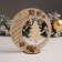 Souvenir circle with a Christmas tree, 15x15x6cm
