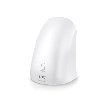 Hand dryer Ballu Bahd-1000s, 1000 watts, plastic, white