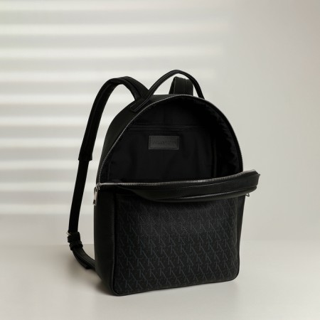 Women's backpack city, Textura, black color-11