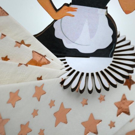 Napkin "Girl Miner", color sticker-1