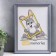 Photo frame plastic L-1 21x30 cm silver. Met. (plastic screen)