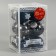 Set of balls plastic D-6 cm, 12 pcs "Winter Music" pattern, blue
